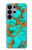 S2688 Aqua Copper Turquoise Gemstone Graphic Case For Samsung Galaxy S26 Ultra