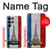 S2859 Vintage France Flag Eiffel Tower Case For Samsung Galaxy S26 Ultra