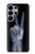 S3101 X-ray Peace Sign Fingers Case For Samsung Galaxy S26 Ultra