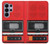 S3204 Red Cassette Recorder Graphic Case For Samsung Galaxy S26 Ultra