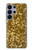 S3388 Gold Glitter Graphic Print Case For Samsung Galaxy S26 Ultra