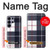 S3452 Plaid Fabric Pattern Case For Samsung Galaxy S26 Ultra