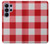 S3535 Red Gingham Case For Samsung Galaxy S26 Ultra