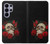 S3753 Dark Gothic Goth Skull Roses Case For Samsung Galaxy S26 Ultra