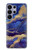 S3906 Navy Blue Purple Marble Case For Samsung Galaxy S26 Ultra