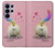 S3923 Cat Bottom Rainbow Tail Case For Samsung Galaxy S26 Ultra