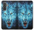 S0752 Blue Fire Grim Wolf Case For Samsung Galaxy A37