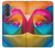 S1671 Rainbow Colorful Rose Case For Samsung Galaxy A37