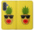 S2443 Funny Pineapple Sunglasses Kiss Case For Samsung Galaxy A37