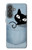 S2641 Pocket Black Cat Case For Samsung Galaxy A37