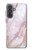 S3482 Soft Pink Marble Graphic Print Case For Samsung Galaxy A37
