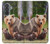 S3558 Bear Family Case For Samsung Galaxy A37