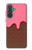 S3754 Strawberry Ice Cream Cone Case For Samsung Galaxy A37