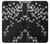 S2544 Japanese Kimono Style Black Flower Pattern Case For iPhone 5 5S SE