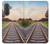 S3866 Railway Straight Train Track Case For Samsung Galaxy A37