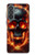 S3986 Fire Skull Case For Samsung Galaxy A37
