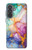 S4001 Multicolored Abstract Lilac Emerald Case For Samsung Galaxy A37