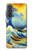 S4005 Oil Color Painting Great Waves Case For Samsung Galaxy A37