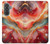 S4012 Red Marble Gold Veins Case For Samsung Galaxy A37