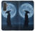 S4034 Samurai Moon Night Case For Samsung Galaxy A37