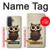 S0360 Coffee Owl Case For Samsung Galaxy A57