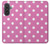 S2358 Pink Polka Dots Case For Samsung Galaxy A57