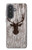 S2505 Reindeer Head Old Wood Texture Graphic Case For Samsung Galaxy A57