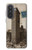 S2832 New York 1903 Flatiron Building Postcard Case For Samsung Galaxy A57