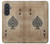 S2928 Vintage Spades Ace Card Case For Samsung Galaxy A57