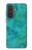 S3147 Aqua Marble Stone Case For Samsung Galaxy A57