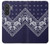 S3357 Navy Blue Bandana Pattern Case For Samsung Galaxy A57