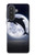 S3510 Dolphin Moon Night Case For Samsung Galaxy A57