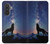 S3555 Wolf Howling Million Star Case For Samsung Galaxy A57