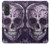 S3582 Purple Sugar Skull Case For Samsung Galaxy A57