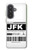 S3664 Airline Travel Luggage Label Case For Samsung Galaxy A57