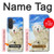 S3794 Arctic Polar Bear and Seal Paint Case For Samsung Galaxy A57