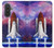 S3913 Colorful Nebula Space Shuttle Case For Samsung Galaxy A57