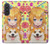 S3918 Baby Corgi Dog Corgi Girl Candy Case For Samsung Galaxy A57