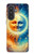 S3966 Artistic Sun Moon Case For Samsung Galaxy A57