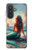 S4006 Oil Painting Mermaid Case For Samsung Galaxy A57