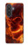 S4062 Fire Skull Case For Samsung Galaxy A57
