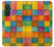 S4077 Water Color Painting Colorful Check Pattern Case For Samsung Galaxy A57