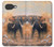 S1292 Dusty Elephant Egrets Case For Google Pixel 10a