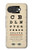S2502 Eye Exam Chart Decorative Decoupage Poster Case For Google Pixel 10a