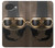 S2645 Vintage Brown Goggles Motorcycle Helmet Case For Google Pixel 10a