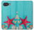 S3428 Aqua Wood Starfish Shell Case For Google Pixel 10a