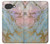 S3717 Rose Gold Blue Pastel Marble Graphic Printed Case For Google Pixel 10a