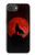 S2955 Wolf Howling Red Moon Case For iPhone 17e