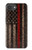 S3804 Fire Fighter Metal Red Line Flag Graphic Case For iPhone 17e