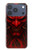 S4099 Mystic Red Demon Illustration Case For iPhone 17 Pro